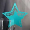 Pin AliExpress roxo copo de vinho tinto cartão borboleta assento cartão laser oco cartão de estrela de cinco pontas cartão decorativo em estoque