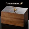 Caja de fruta de madera maciza, nueva caja de dulces con plato de fruta chino, rejilla para sala de estar, hogar, con tapa, plato de nueces, caja de almacenamiento de bocadillos de frutas secas