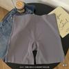 Calças de segurança de roupa interior sem costura de cor sólida dois-em-um alta elasticidade de algodão virilha anti-exposição barriga contração calças de segurança feminina
