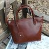 Capa Superior de Cuero Vegetal con Textura de Corteza Bolso de Mano para Mujer Bolso de Mano Casual para Viajes Cotidianos Nuevo Estilo Bolso Grande Vintage para Mujer