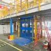 Estanterías Loft de Almacén, Estructura de Acero, Tipo H Grande de Alta Resistencia, Engrosadas, Desmontables, Estanterías de Acero para Almacén Interior de Dos Niveles
