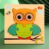 Bloques de Construcción para Niños de Preescolar 2-3-4 Años Bebé Educación Temprana Beneficiando el Desarrollo de la Inteligencia Niños y Niñas Juguetes de Rompecabezas Tridimensional