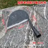 Hoz Tradicional Forjada a Mano, Hoz Agrícola de Acero de Resorte para Cortar Hierba, Pesca al Aire Libre, Deshierbe y Limpieza de Caminos, Hoz de Cosecha