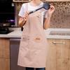 Delantal de mezclilla para mujer Restaurante Cafetería Estilo K para hombre Vestido inverso Cocina Adulto Lona Peto Engrosado Resistente al desgaste Logotipo