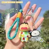 Muñeca de Crayon Shin-Chan de Estilo Clásico de Venta Caliente Nueva y Genuina con Hebilla de Correa de Mano Colgante para Bolso de Pareja de Moda Pequeño Regalo