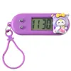 Reloj de Bolsillo Mini Lindo de Dibujos Animados para que los Estudiantes lo Usen durante los Exámenes y el Estudio, Pantalla de Fecha y Hora, Reloj Electrónico Compacto Silencioso