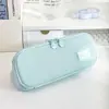 Nuevo estuche creativo estilo coreano de gran capacidad y alto atractivo estético, caja de lápices para estudiante con apertura grande y bolsa triangular de papelería multicapa