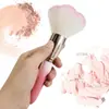 Brocha de Maquillaje para Rubor de Cerdas Suaves Personalizada de Fábrica Estilo Celebridad de Internet Brocha de Belleza Brocha para Polvo de Contorno de Alto Brillo Trabajador de la Belleza