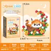 Bloques de Construcción Educativos Compatibles de Micro-Partículas para Niños, Serie de Muñecos Lindos de Dibujos Animados de Alta Calidad, Juguetes de Caja Sorpresa de Puesto Callejero, Regalos