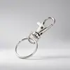 Hebilla de Boca de Pez Electrochapada con Llavero, Accesorios Metálicos para Joyería DIY, Hebilla para Colgar Bolsos, Mosquetón para Perros, Anillo para Colgar, Venta Caliente Transfronteriza
