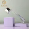 Botella de Vidrio con Dosificador para Tónico de 200 ml en Stock, Botella de Vidrio para Desmaquillante, Botella Vacía de Vidrio con Dosificador para Agua de Cuidado de la Piel de Gran Capacidad