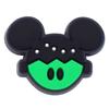 Bonito desenho animado Mickey cabeça broche bolsa de joias emblema decoração remendo DIY cola macia espinho agulha roupas acessórios