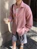Camisa de Manga Comprida Xadrez Masculina Outono Estilo Americano Retrô Malandro Bonito Casual Camisa Alto Padrão Sensação Rua Frita Casal Nicho Jaqueta