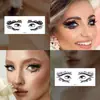 Pegatinas de Ojos de Mariposa para Rostro de Nuevo Producto Transfronterizo Pegatinas Negras para Rostro Fiesta Vacaciones Tatuajes Temporales de Maquillaje