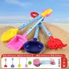 Juguetes para piscina de arena niños cavando arena jugando arena juguetes de playa traje pala y cubo herramientas niños al aire libre venta al por mayor