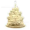 Nuevo Colgante de Árbol de Navidad Dorado para Teléfono Móvil Oro Puro 999 Llavero Creativo Colgante de Bolso Regalo de Navidad