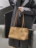 Bolsa de Couro de Vaca Novo Estilo Bolsa de Mão de Couro Genuíno Retro Simples de Alta Qualidade Bolsa Tote de Ombro/Axila para Mulheres