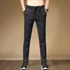 Calça Casual Masculina Nova Escovada Outono e Inverno, Alta Qualidade Espessada Estilo Coreano Tendência Solta Reta Calça Quente de Inverno para Homens