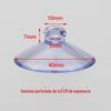 Gancho de corda para brinquedo de ventosa perfurada espessa de PVC transparente de 40 mm, fabricante de acessórios para necessidades diárias