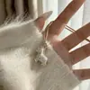 [La Buena Suerte Espera] Edición Año Nuevo del Caballo, Moda de Nicho de Alta Gama Ligera Exquisita Versátil Resistente Collar con Colgante de Caballo