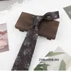 Gravata Estampada Retrô para Homens, Roupa Formal de Negócios, 8cm de Largura, Estilo Coreano Casual Britânico Amarrada à Mão Versátil, em Estoque