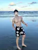 Shorts de Secado Rápido con Estampado de Flor de Kapok para Hombre, Sueltos Casuales Modernos Transpirables de Pierna Recta para Playa