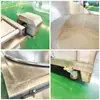 Fabricante de Fritadeira Semi-Automática para Alimentos Inflados Comercial Fritadeira Multifuncional com Controle Automático de Temperatura