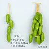 Brochetas Simuladas Falsas de Maíz, Pimiento, Ajo, Cacahuete, Verduras, Brochetas de Frutas, Decoraciones para Restaurantes y Casas de Campo, Modelos para Colgar en la Pared