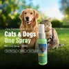 Productos Dentales para Mascotas al por Mayor Transfronterizos: Spray Limpiador Bucal y Refrescante del Aliento Universal para Gatos y Perros