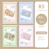 Cuaderno Cuadrado Partner B5 con Cubierta de Alta Calidad, Estilo Estético Xiaohongshu, Cuaderno Grueso Fresco A5 para Estudiantes y Oficina al por Mayor