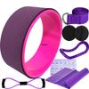 Tuhao Rueda de Yoga Juego de Siete Piezas para Principiantes, Entrenador de Flexión de Espalda y Cintura Baja, Círculo de Yoga para Abrir la Espalda, Rueda Auxiliar Dogawheel