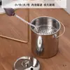 Cubo para Té, Cubo para Residuos de Té, Cubo de Agua Residual de Acero Inoxidable, Cubo de Té con Drenaje de Gran Capacidad para Mesa de Té, Bote de Basura con Separación Húmeda y Seca