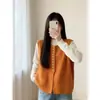 Elegante Colete de Tricô Estilo Francês Colete Empilhado com Suéter da Moda Estilo Chanel Versátil Jaqueta Casual para Mulheres