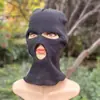 Gorro Cortavientos de Ciclismo Invierno Exterior Enmascarado Sombrero Frío para Hombres y Mujeres Gorro Cálido Agujero Único Agujero Doble