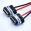 Enchufe de alimentación DC de repuesto, conector hembra Tipo-C con cable 2P, carga rápida, carga inversa, enchufe de carga USB-C