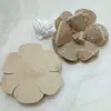 Estilo Francés Doble Capa Pedrería Camelia Rosa Accesorios de Joyería Tocado DIY Sombrero Broche Accesorios para Mujer