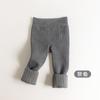 Leggings Grossas Forradas com Lã para Meninas para Outono e Inverno, Meias-Calças Infantis para Uso ao Ar Livre, Leggings Quentes Versáteis para Crianças Mais Velhas e Crianças Pequenas
