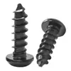 Tornillos Autorroscantes Negros de Cabeza Redonda con Hexágono Interior de Acero Inoxidable 201 y Tornillos Autorroscantes Negros de Cabeza Plana con Hexágono Interior de Zinc M2M3M4M5M6