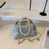 Nova Bolsa Estilo Nacional Chinoiserie 2025 com Cheongsam e Dinastia Han Elegante Flor Grande Ombro Único Transversal Bolsa de Mão para Mulheres