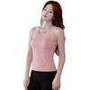 Chaleco Térmico de Bolsillo Doble para Otoño e Invierno para Montar en Motocicleta y Bicicleta Eléctrica, Fitness, Protección Abdominal, Ropa Interior Térmica para Espalda para Mujeres, Forrado de Felpa