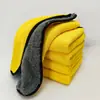 Toalla para Lavado de Autos de Terciopelo Coral de Alta Densidad 900g, Doble Capa Engrosada de Terciopelo Coral Altamente Absorbente para Limpiar Autos, Secado Rápido Especial