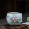 Taza de té Horno Ru La porcelana Ru se puede criar taza maestra de cerámica abierta taza de té grande juego de té kung fu taza de té taza individual taza de té