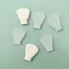 Brocha de silicona para mascarilla de maquillaje, material de silicona individual, herramienta pequeña redonda de silicona de grado alimenticio para aplicación y mezcla de mascarilla de barro