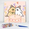20*20 Pintura al Óleo Digital de Dibujos Animados de Anime Pintura Decorativa DIY para Colorear Hecha a Mano para Niños Stock Listo Pintura al Óleo Digital al por Mayor