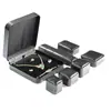 Caja de Joyería de Cuero Cepillado PU, Caja para Anillos, Caja para Collares, Caja de Joyería para Pendientes, Caja de Empaque para Joyería de Pulseras y Colgantes