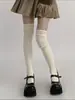 Meias Longas Estilo Coreano JK Acima do Joelho com Botas para Mulheres, Estilo Universitário Outono e Inverno Meias Quentes para Panturrilha Tendência Feminina