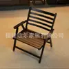 Cadeira Dobrável Banqueta Varanda Externa Bambu Madeira Maciça Portátil Banqueta de Pesca Casa Mesa e Cadeira Pequenas Cadeira com Encosto de Lazer
