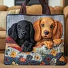 2026 Nova Série de Filhotes Transfronteiriça Estampa Digital Bolsa Tote Acolchoada de Ombro Fashion