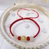 Zircônia Punk Estrela Explosão Retrô Vermelho Geométrico Crânio Forma de Coração Prata de Lei Pulseira Personalizada Pulseira Exquisita Feita à Mão