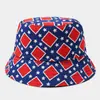 Novo Chapéu de Balde com Elemento de Bandeira Multi-País Transfronteiriço (Chapéu Bucket Casual Tendência Estilo Logo de País) SJ